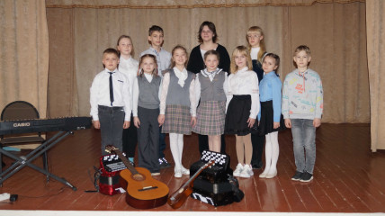 концерт для учащихся младших классов СШ №2 г. Ельни - фото - 12
